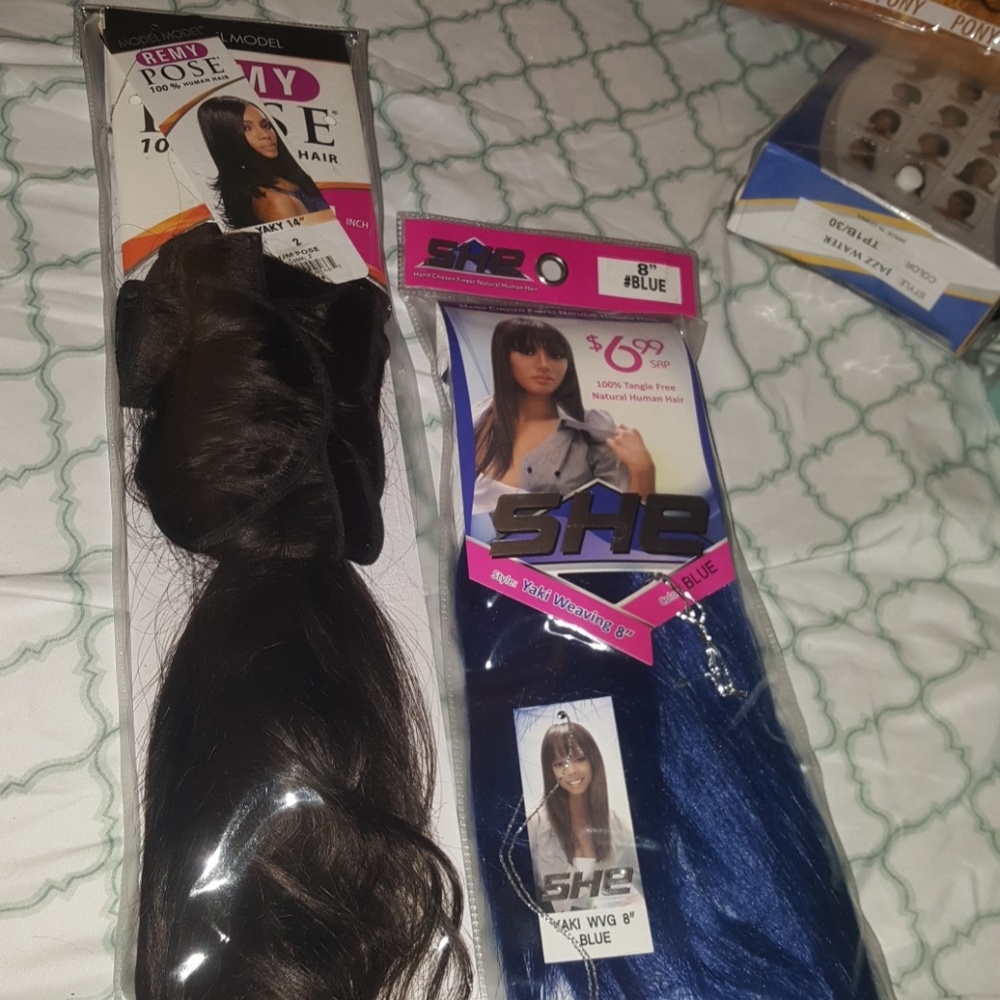 Costume Hair Weaving hair packs set of 2